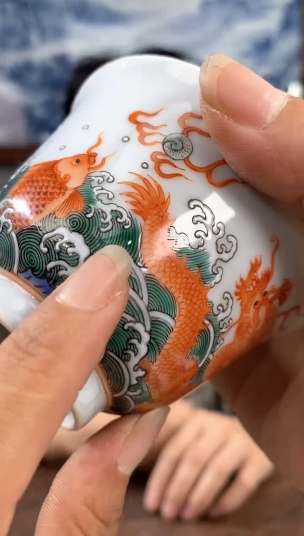 吴义松陶瓷联盟手绘陶瓷编码：7532