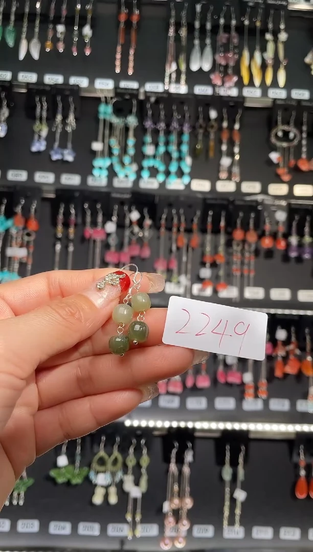【闪购商品】紫晶耳饰银S925镶嵌喜欢拍