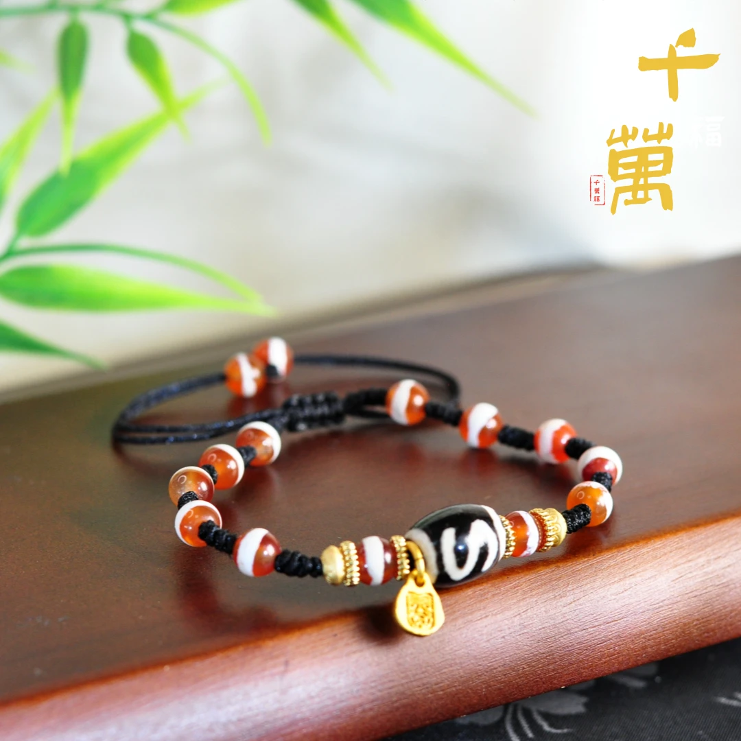 非金属布艺手链 【千万福】S勾扎基民族风编织手链-A2140005