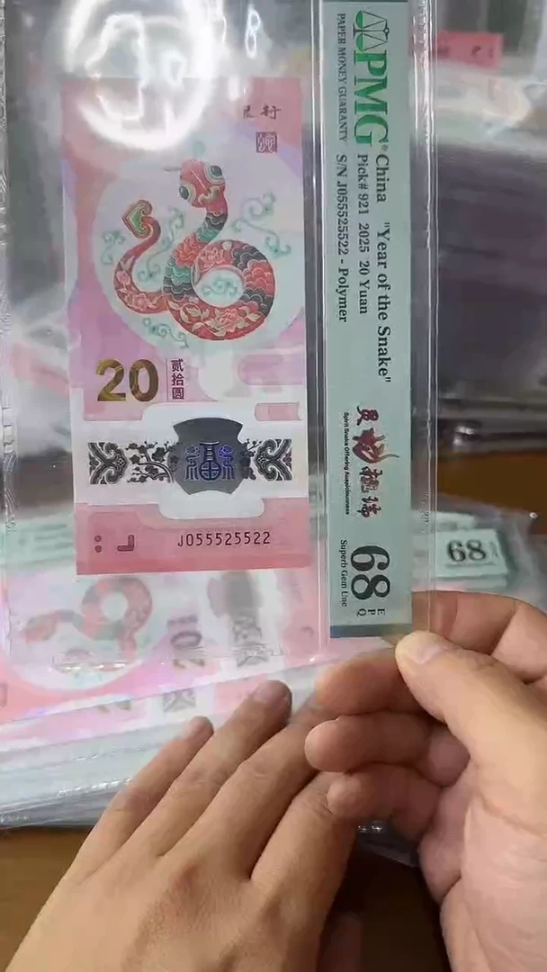 塑料055525522蛇钞单张