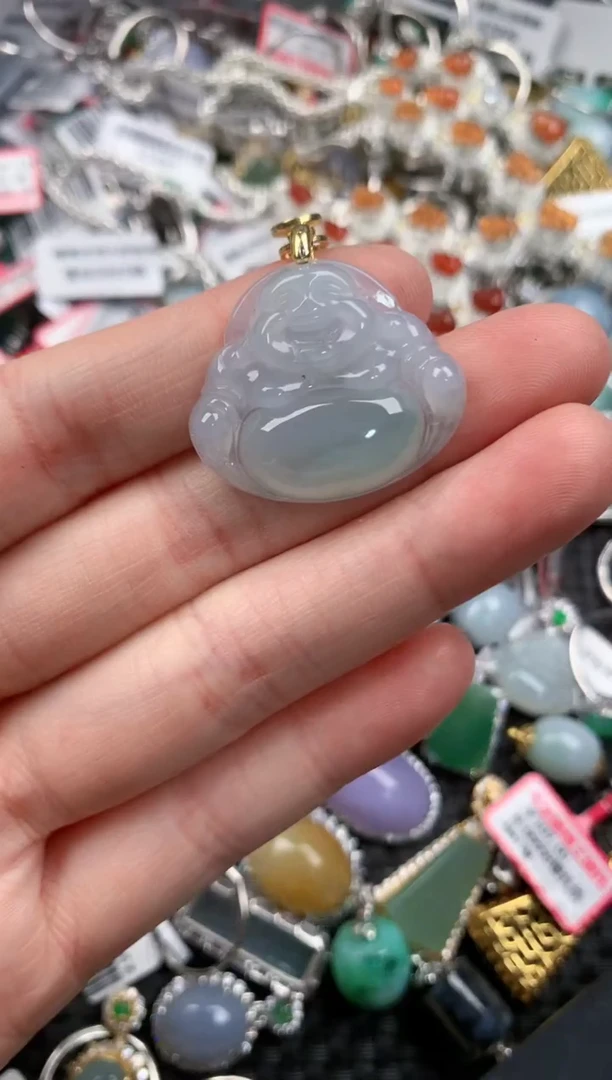 银S925镶嵌戒指翡翠777---7