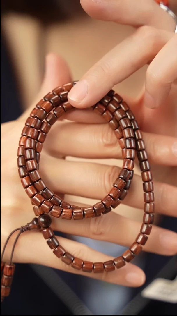 黄花梨/降香黄檀手串/手链5x5x108颗直切-599