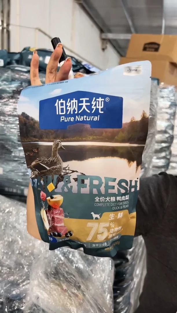 伯纳天纯生鲜鸭肉梨400g*1包