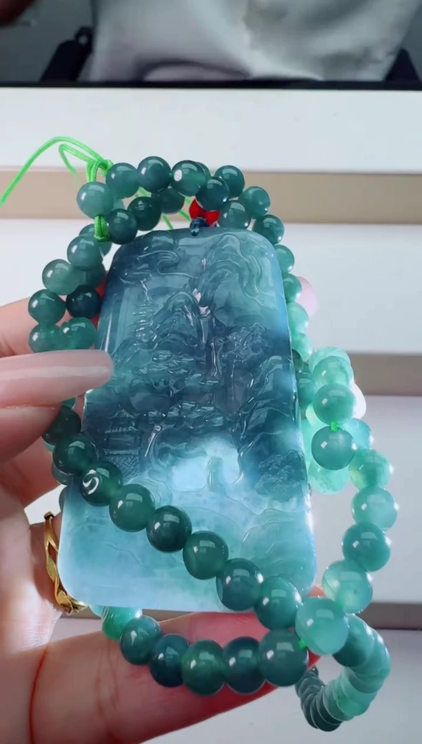 翡翠未镶嵌颈饰11111111111