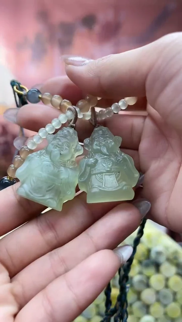 未镶嵌岫玉吊坠多样性发货拍一发一