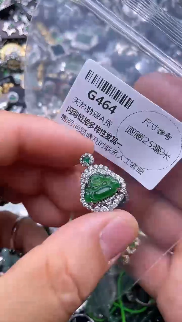 【闪购商品】翡翠颈饰未镶嵌G464吊坠