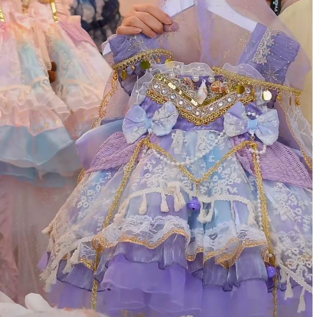 新款【-苗疆圣女-】新款公主裙裙春款女童连衣裙