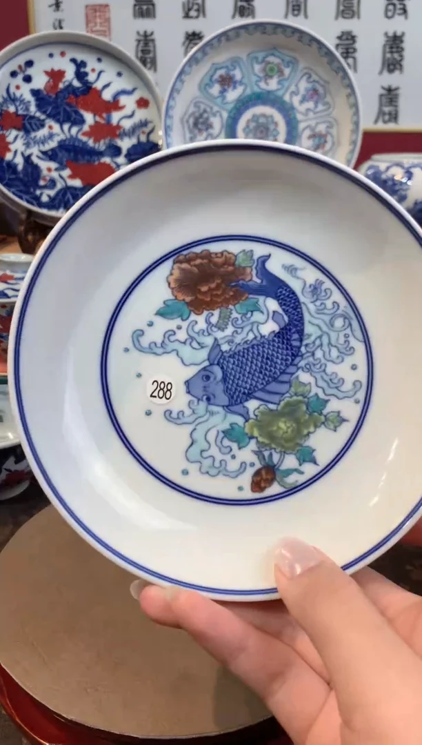 大*子288斗彩壶承cl105