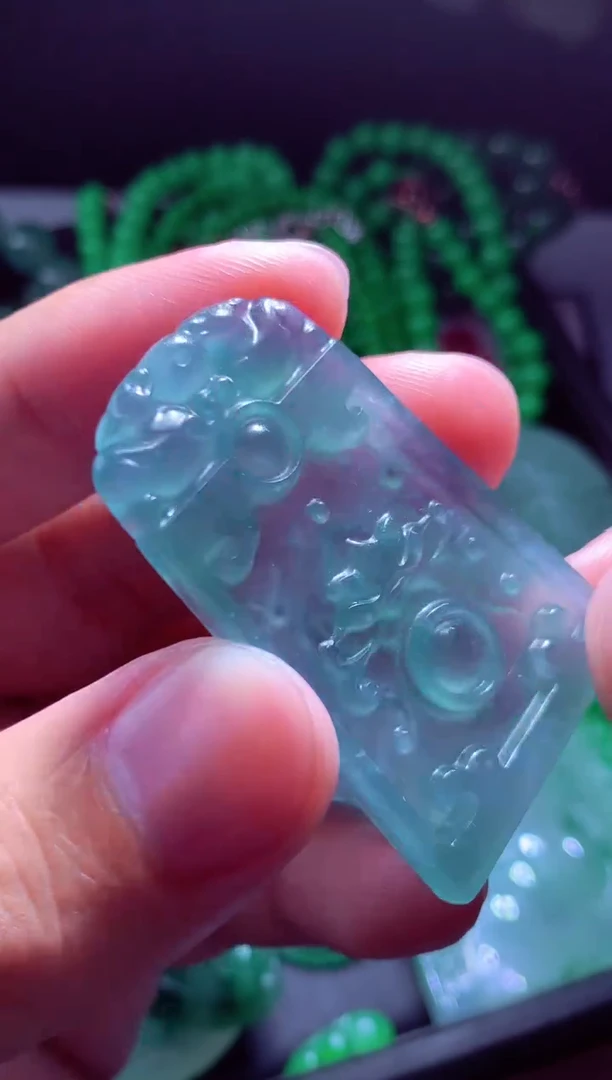 未镶嵌定制翡翠雅*#翡翠毛货定制