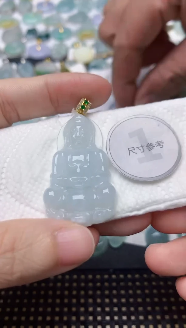 颈饰未镶嵌翡翠天然缅甸A货翡翠
