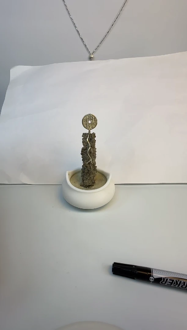 颈饰玻璃契**同雷击石至刚至阳项链