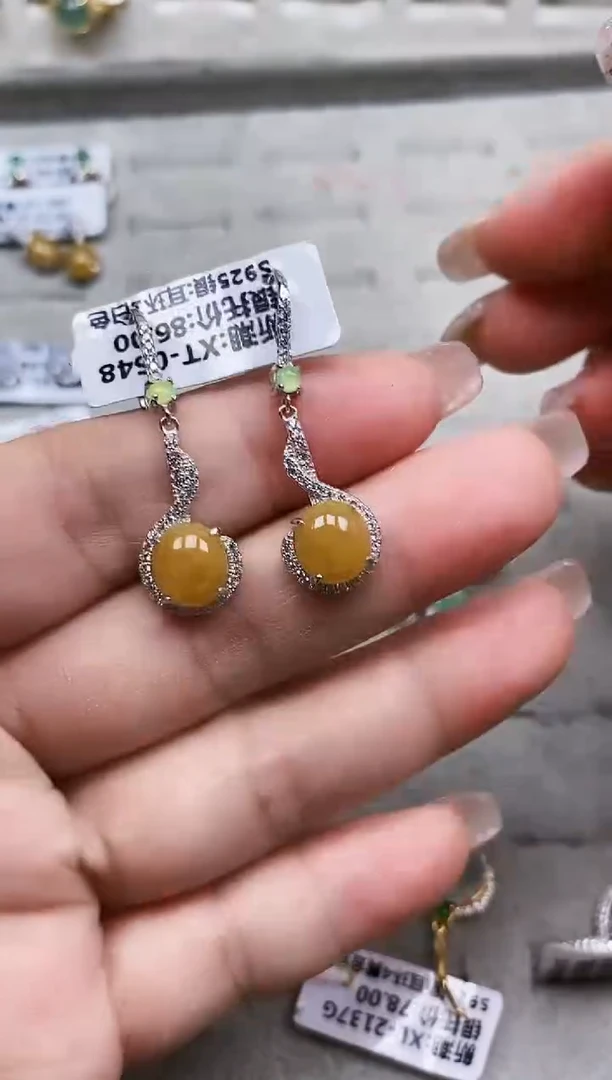 银S925镶嵌戒指翡翠9912