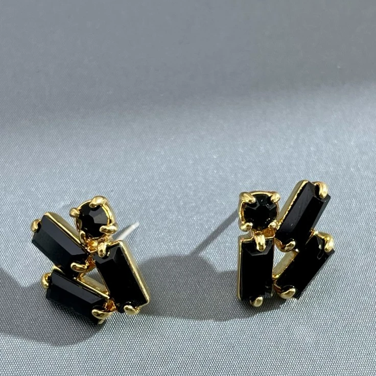 铜合金耳饰 设计师款耳饰~4128