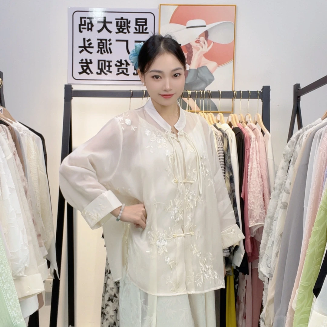 【套装N101-N180拍这里】2025夏季网红新款大码国风套装