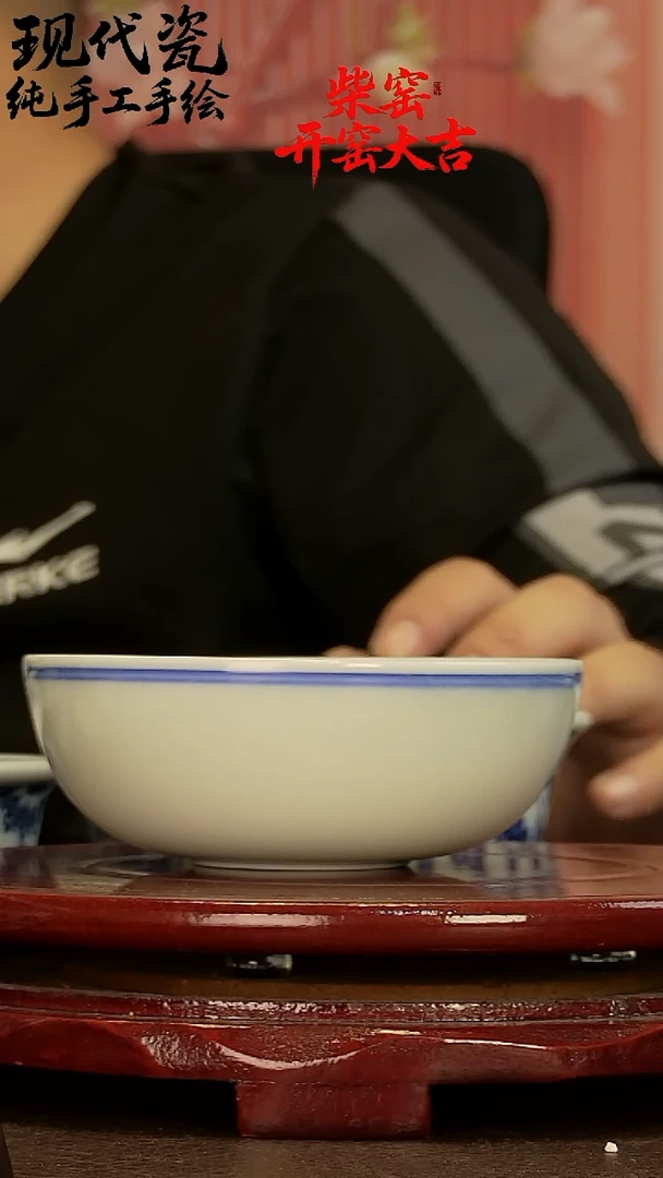 杯子陶瓷纯手工手绘柴窑