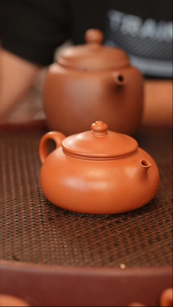 茶壶紫砂朱泥 寒江 160cc