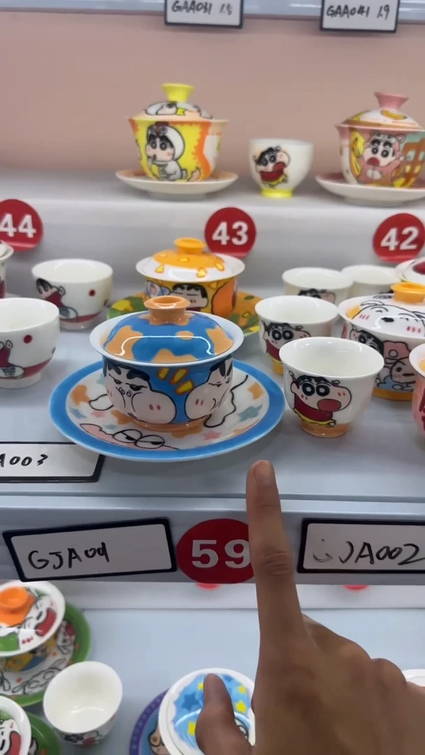 高温釉下彩纯手工手绘陶瓷