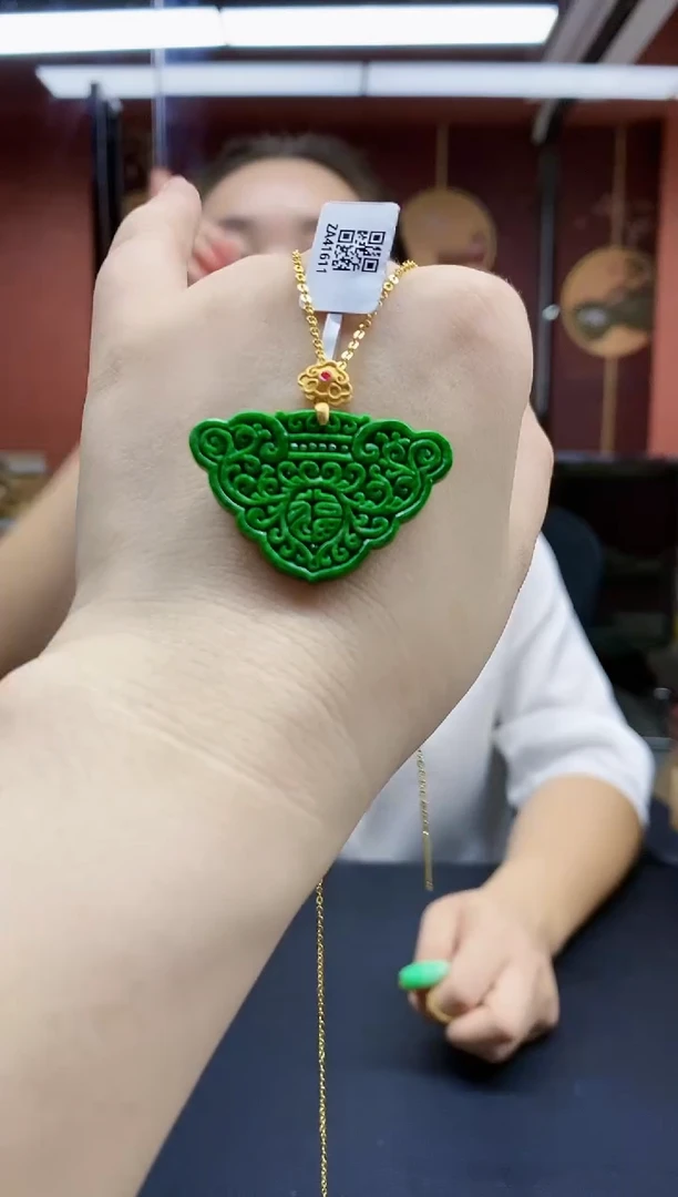 颈饰未镶嵌翡翠翡翠吊坠