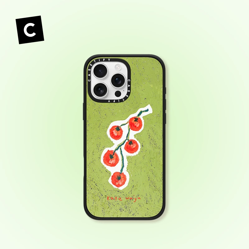 CASETiFY 樱桃番茄 手机壳 适用于iPhone16/15 Pro 磁吸新