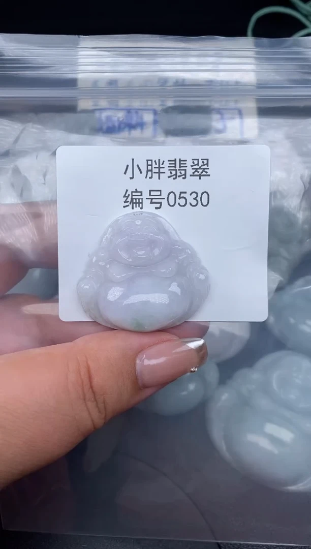 翡翠未镶嵌颈饰缅甸天然A货翡翠（卡30+）0530