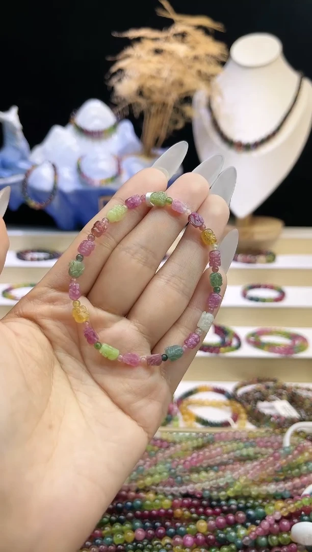 【闪购商品】碧玺/未镶嵌J碧玺手串多样性发货