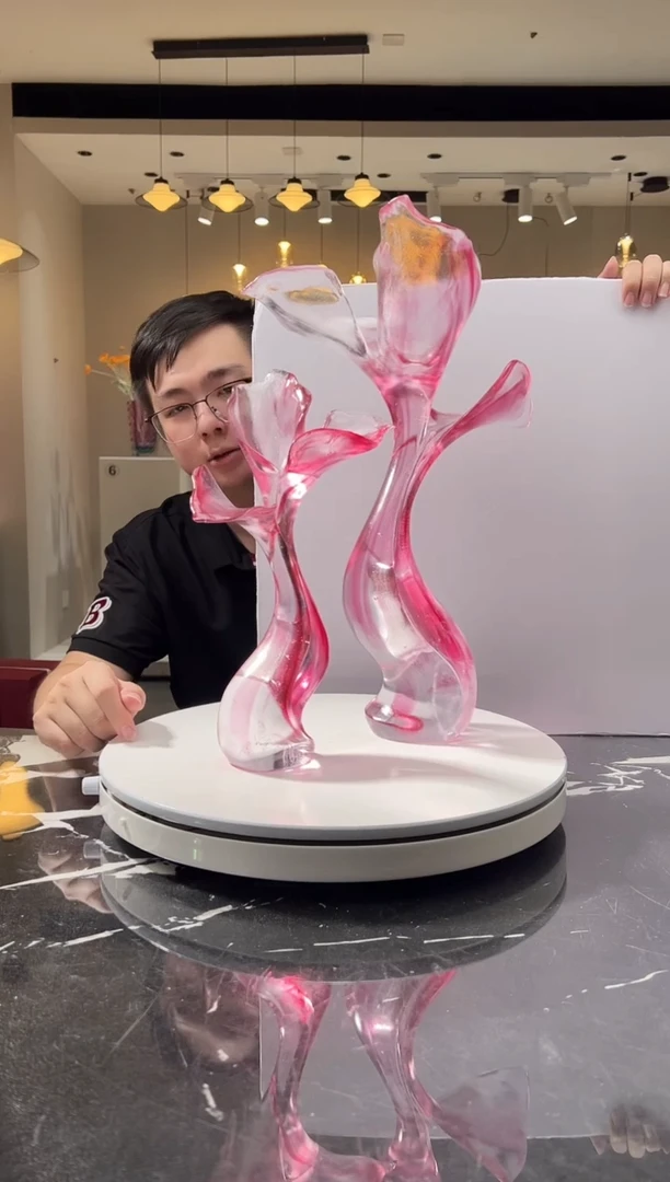 摆件巴比特美学 一组三生花