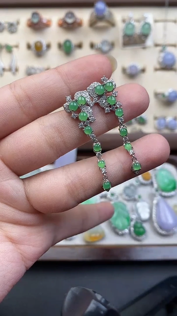 银S925镶嵌定制翡翠9679679