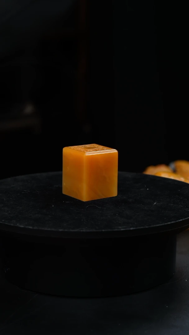 【闪购商品】寿山石印石博古纹方章北田