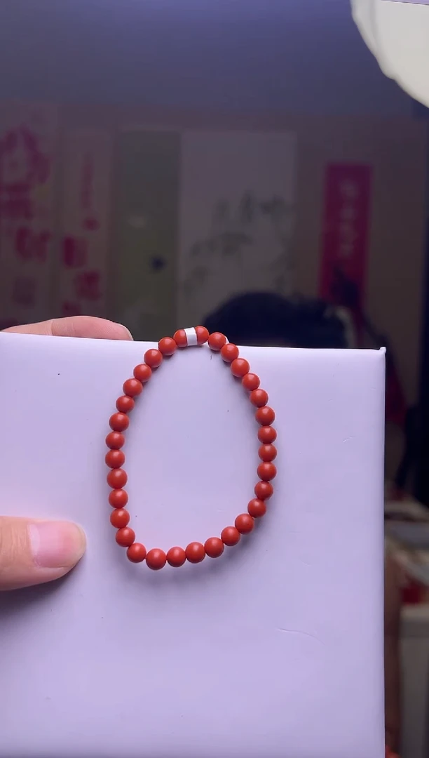 未镶嵌5mm南红玛瑙保山阿东寨圆珠单圈