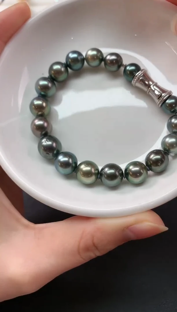 【闪购商品】海水珍珠手串银S925镶嵌Z702|3999