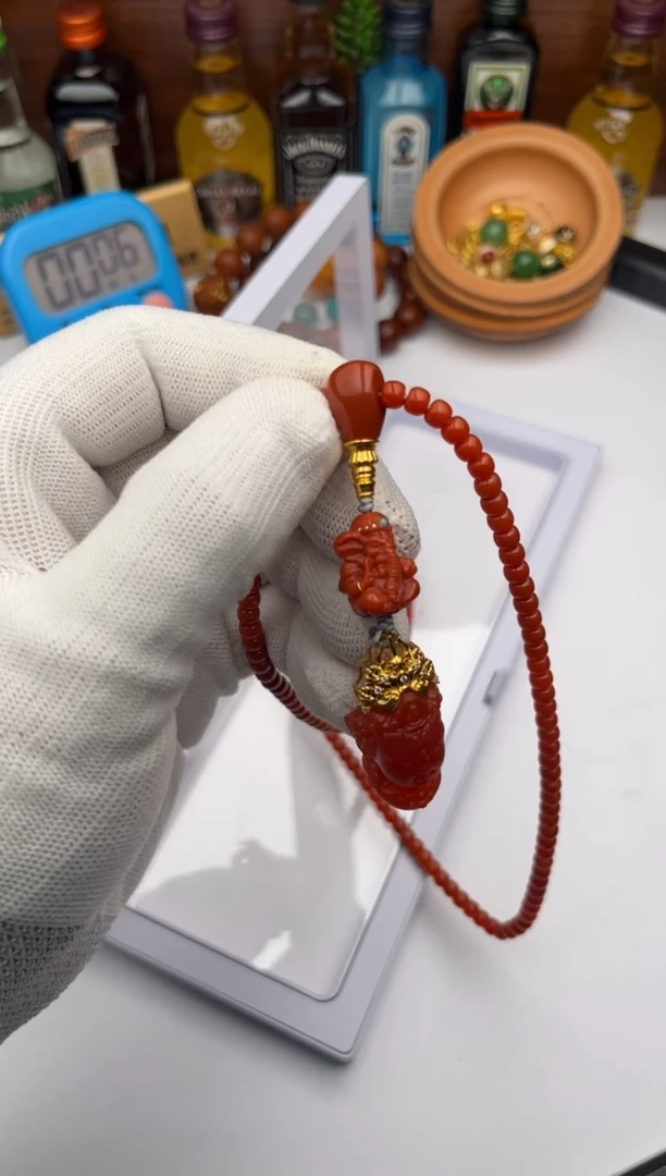 【闪购商品】南红玛瑙南红合金南红长串