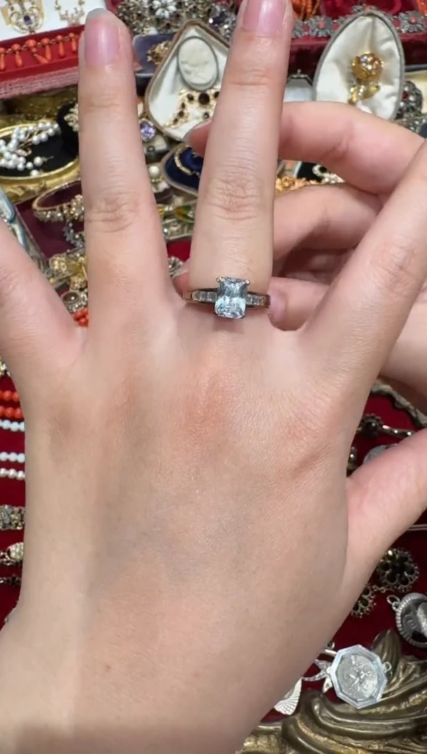 非金属无9K，13#，镶嵌锆石