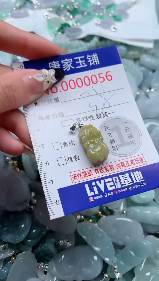 翡翠未镶嵌颈饰56