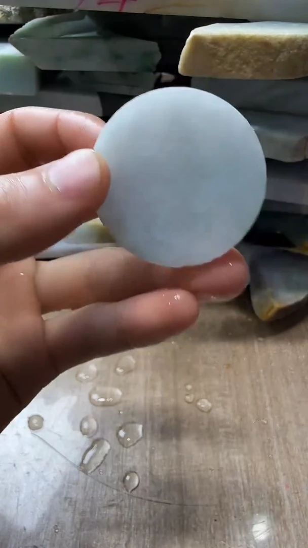 裸石翡翠天然翡翠A货花684