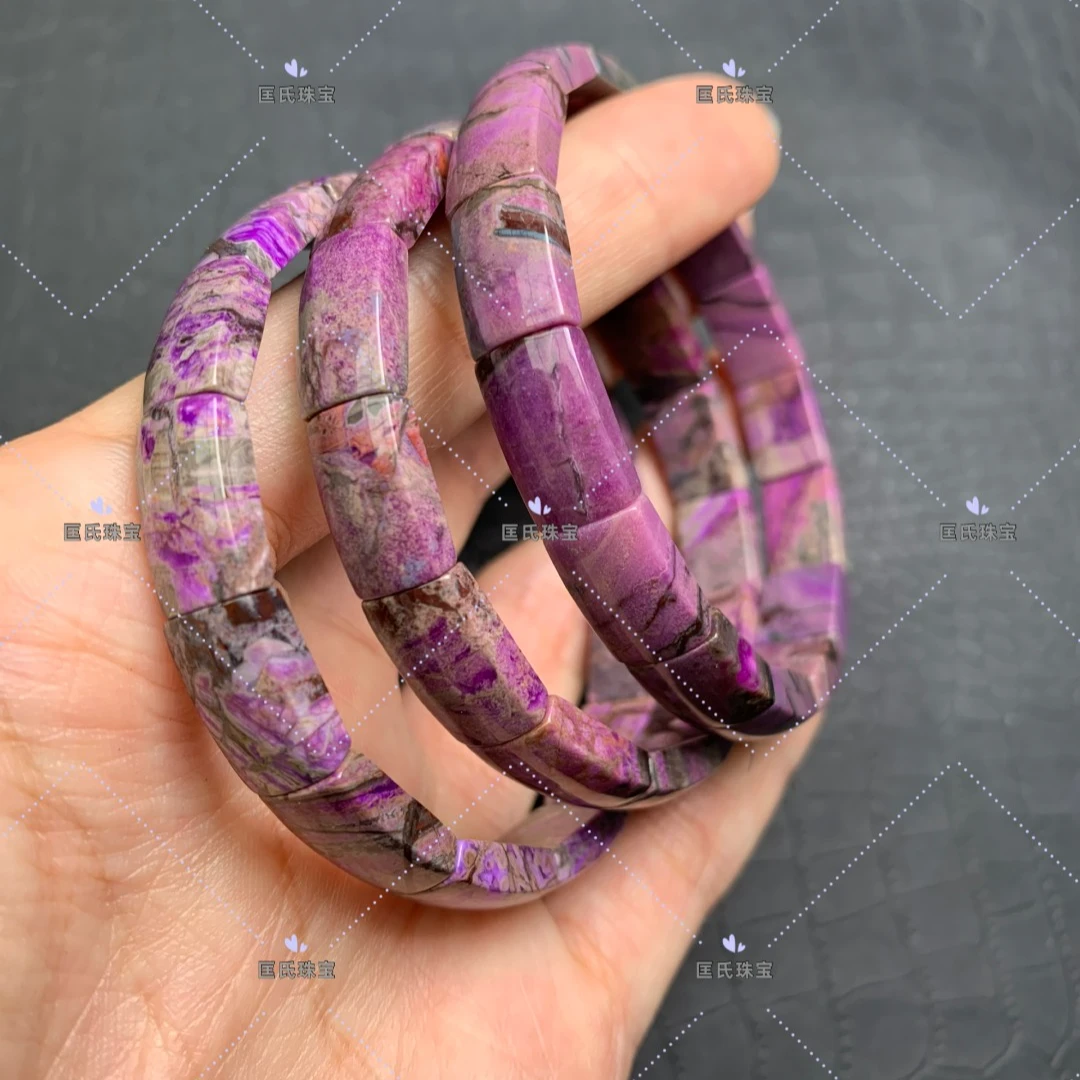 匡氏推荐 高货舒俱来樱花粉手镯排  Z-HL-A3231（多样性发一）