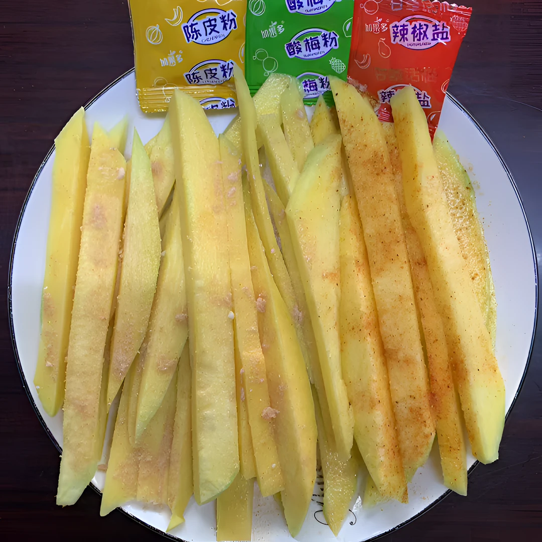 【生吃酸嘢生脆芒（非大青芒）】广西酸嘢青皮生吃酸脆芒酸酸脆脆
