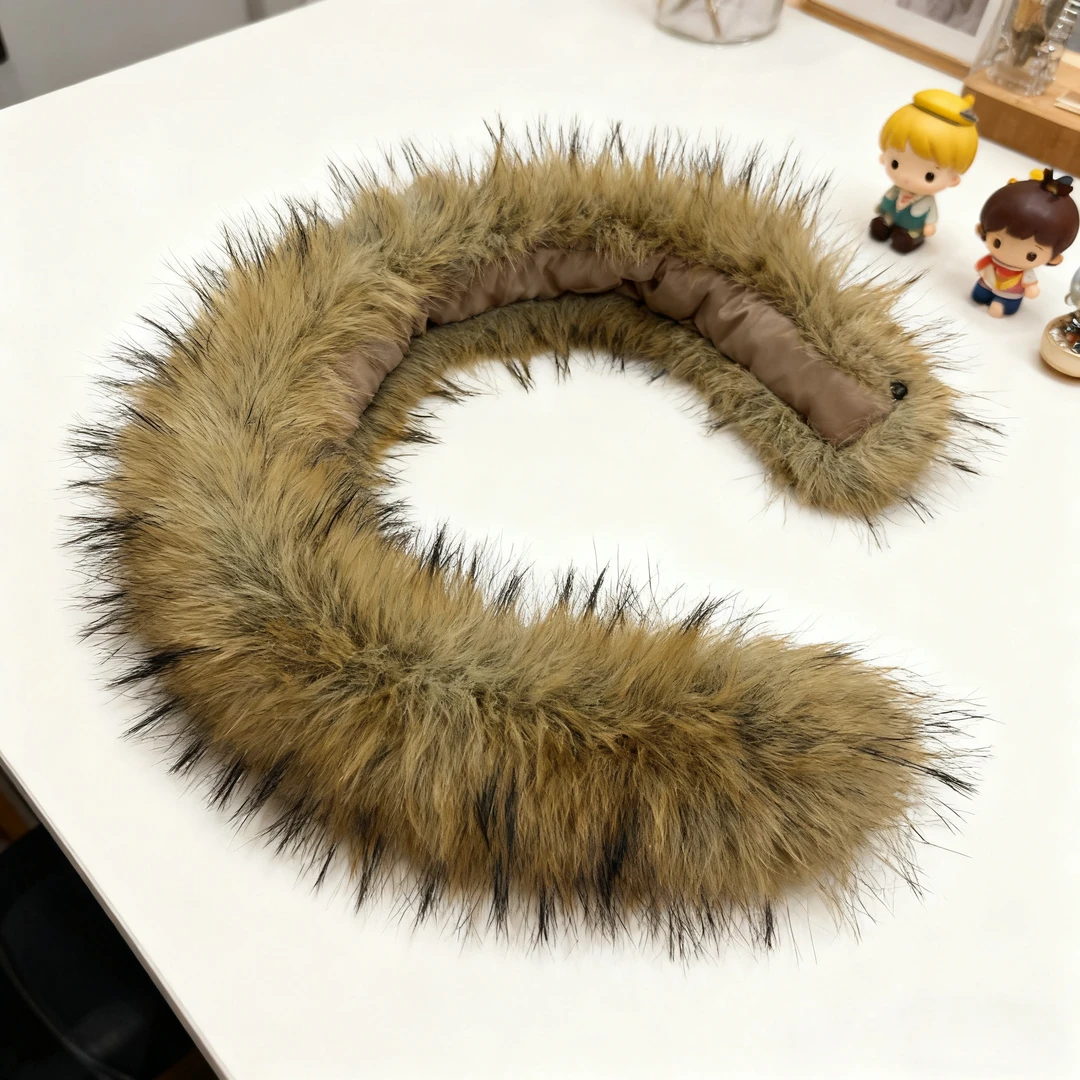 CKKOR冬季外套毛领单卖棉服派克服帽子通用百搭时尚洋气外套搭配