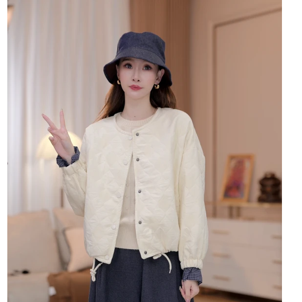 【忘忧岛】马克华菲棒球服秋冬款外穿慵懒风棉衣上衣F54010A503