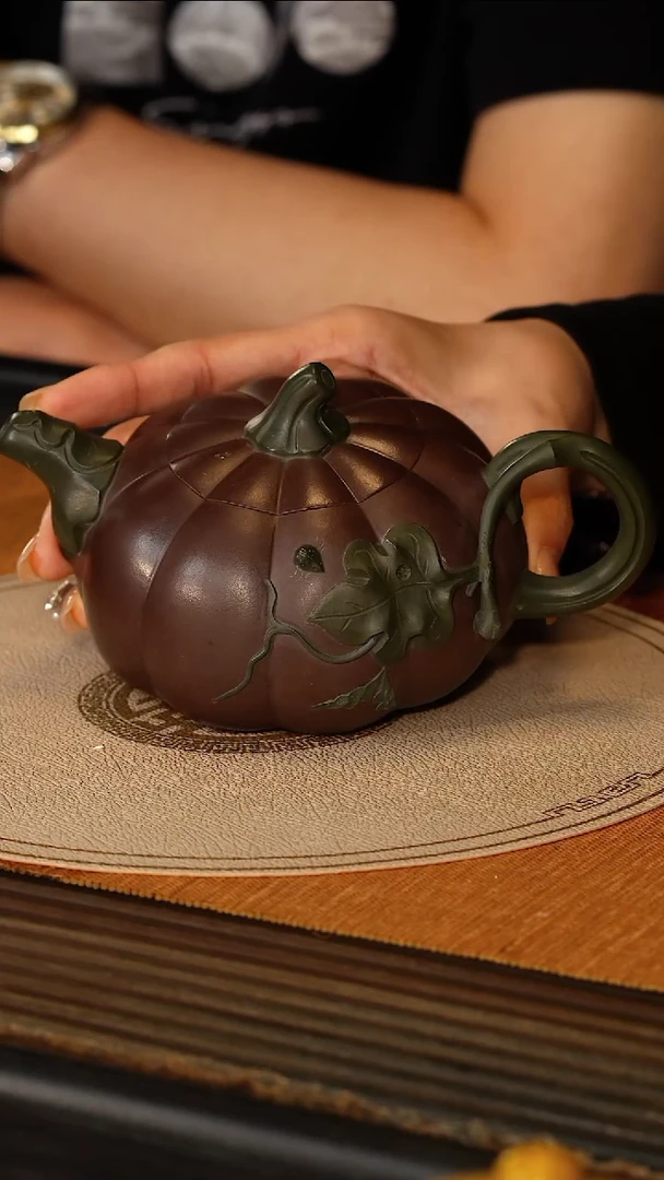 茶壶紫砂宜兴紫砂BYM 绿泥 鱼化龙