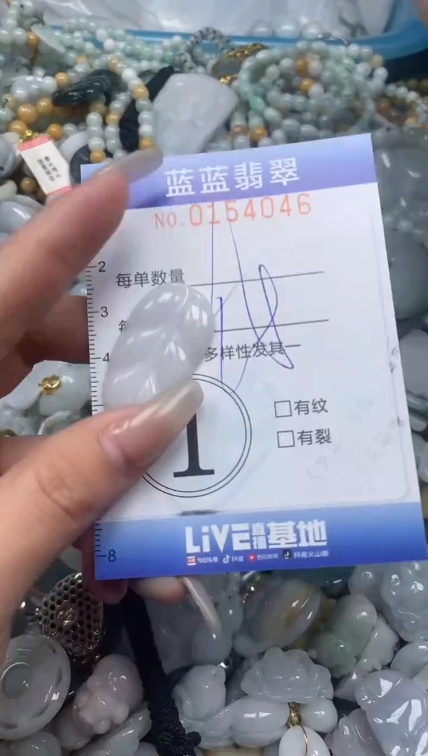 【闪购商品】翡翠颈饰未镶嵌闪购0154046多样性发其一