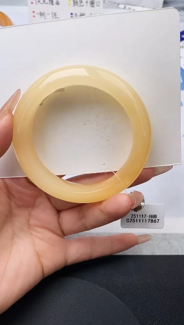 未镶嵌手镯石英质玉w208-HHB57+