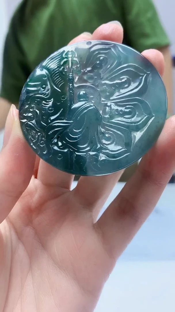 【闪购商品】定制翡翠未镶嵌4688zm-毛货挂件地藏34