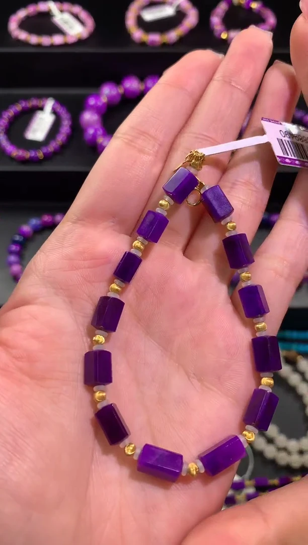 【闪购商品】苏纪石（舒俱来）.18K金镶嵌舒俱来手链