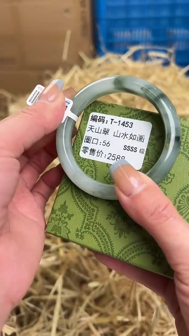 未镶嵌手镯石英质玉T-1453