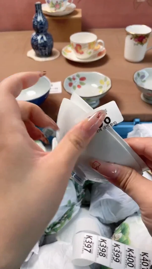 瓷片花*漾瓷器瓷器K396