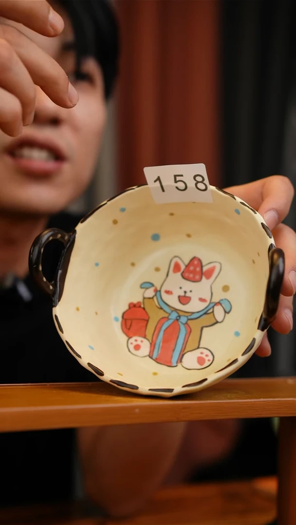 摆件景德镇文创卡哇伊日式系列陶瓷  158