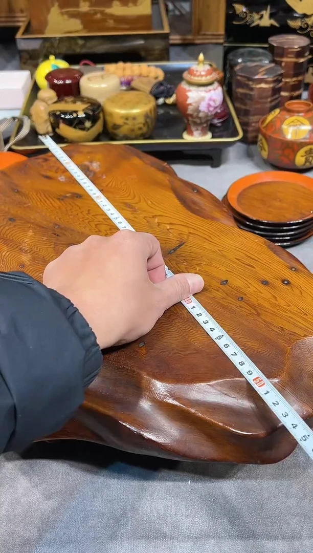屋久杉 茶台 大漆漆器大漆漆器