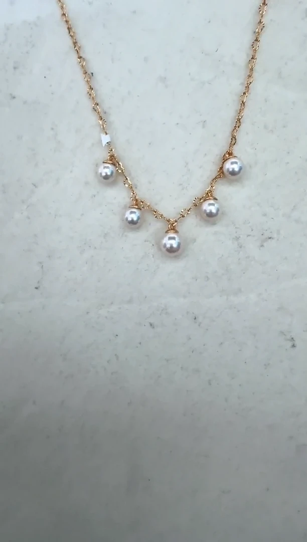 【闪购商品】海水珍珠颈饰银S925镶嵌项链