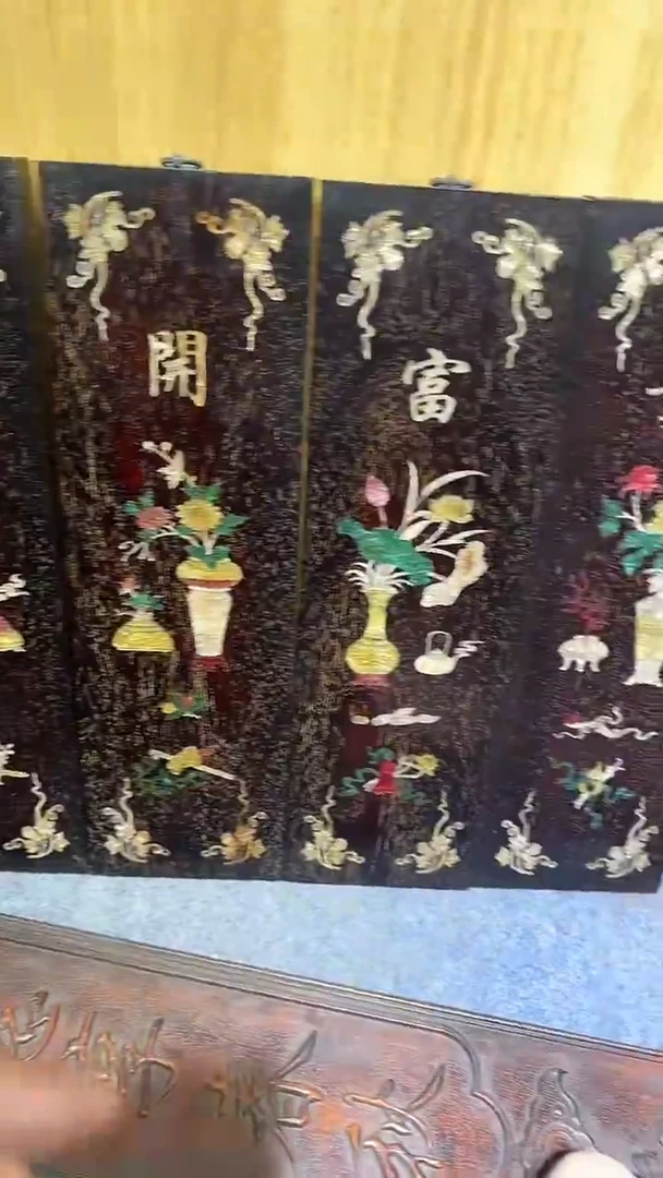 香榧木紫檀拆件雕刻板以直播间实物为准微瑕老物件