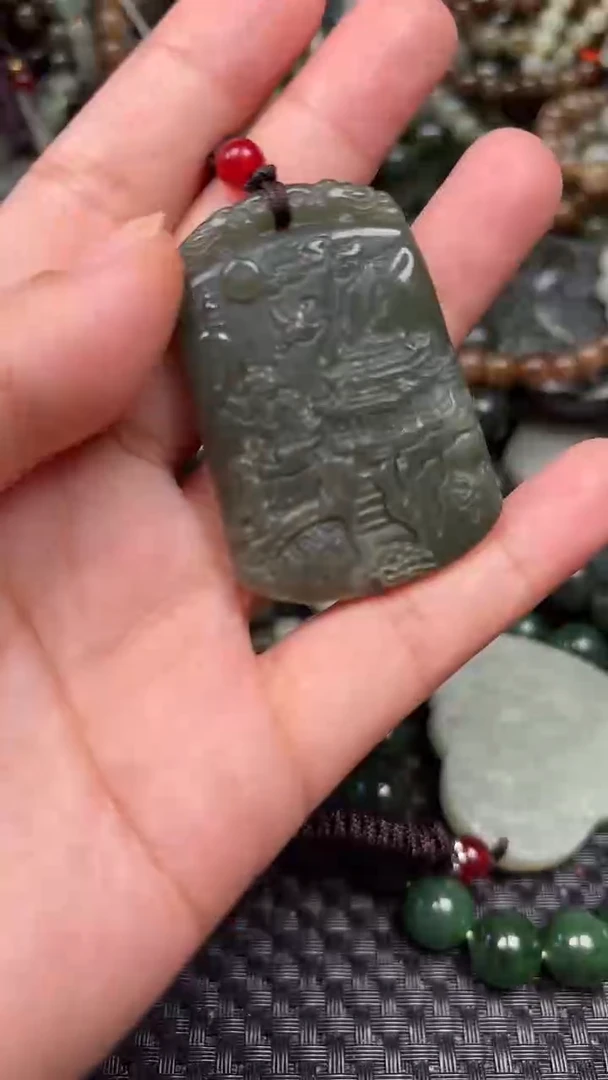 和田玉未镶嵌颈饰1